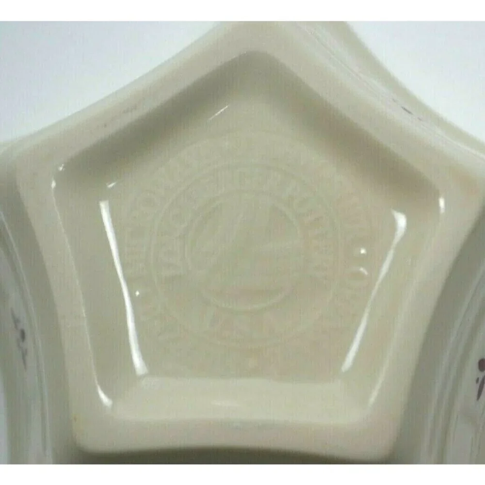 LONGABERGER Woven Traditions‎ Mini Star Dish - Paprika EUC